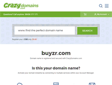 Tablet Screenshot of buyzr.com